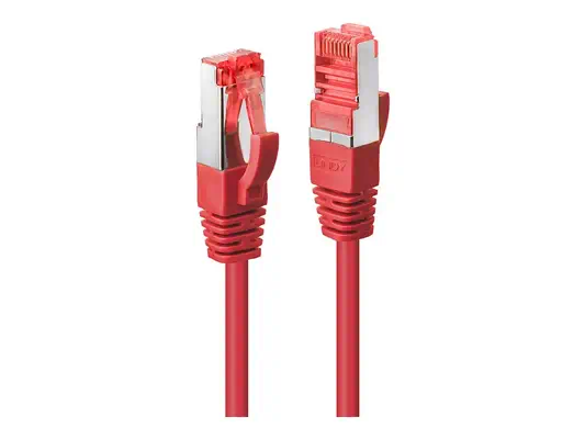 LINDY Cat.6 S/FTP Cable red 1m Patchcable - Lindy - Câble RJ et Fibre optique - visuel 3