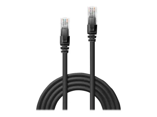 LINDY Cat.6 UTP Cable Black 2m - Lindy - Câble RJ et Fibre optique - visuel 2