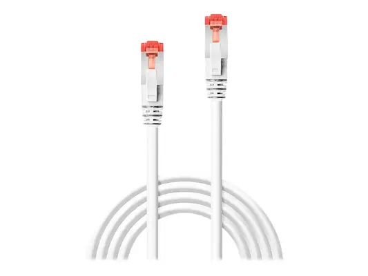LINDY Cat.6 S/FTP Cable White 0.3m Patch Cable - Lindy - Câble RJ et Fibre optique - visuel 1