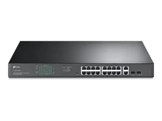TP-LINK 16-Port Gigabit PoE+ Easy Smart Switch 16 Gigabit RJ45 Ports 2 SFP Slots 802.3at/af 192W PoE - TP-Link - Switchs et Hubs - visuel 3