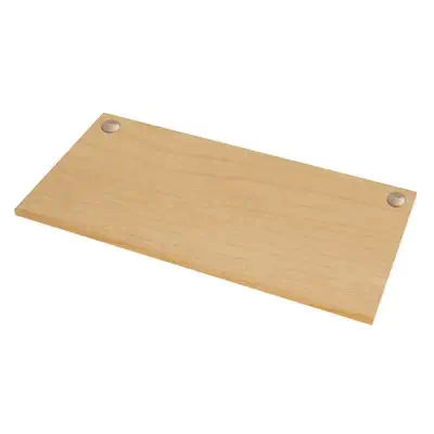 Fellowes 9870601 plan de travail informatique Forme rectangulaire Mélaminé, PVC Couleur érable - Produit ergonomique - visuel 1