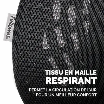 Fellowes 8026401 soutien lombaire pour dossier de siège Noir - Produit ergonomique - visuel 8