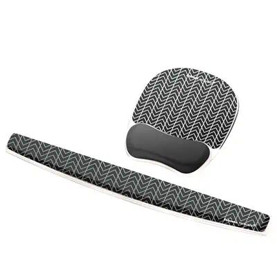 Fellowes 9653601 repose-poignet Gel Noir, Gris - Produit ergonomique - visuel 2