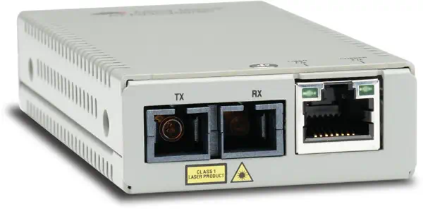 Allied Telesis AT-MMC200/SC-960 convertisseur de support réseau 100 Mbit/s 1310 nm Multimode Gris - Carte Réseau - visuel 1