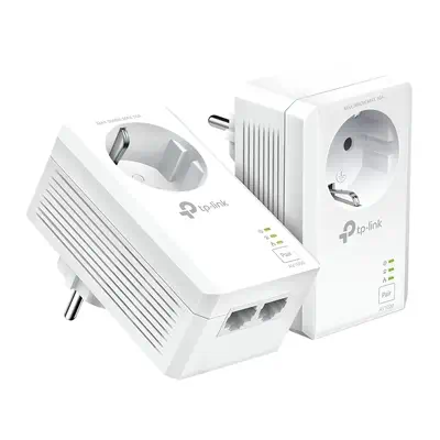 TP-Link TL-PA7027P KIT Adaptateur réseau CPL 1000 Mbit/s Ethernet/LAN Blanc 2 pièce(s) - Accessoire Réseau - visuel 1