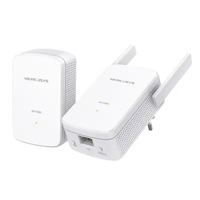 Mercusys MP510 KIT Adaptateur réseau CPL 1000 Mbit/s Ethernet/LAN Wifi Blanc 2 pièce(s) - Carte Réseau - visuel 1