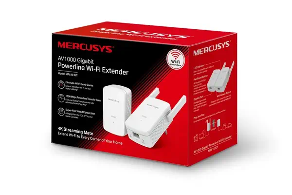 Mercusys MP510 KIT Adaptateur réseau CPL 1000 Mbit/s Ethernet/LAN Wifi Blanc 2 pièce(s) - Carte Réseau - visuel 5