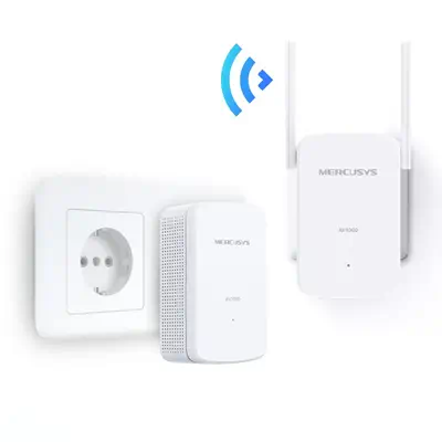 Mercusys MP510 KIT Adaptateur réseau CPL 1000 Mbit/s Ethernet/LAN Wifi Blanc 2 pièce(s) - Carte Réseau - visuel 3