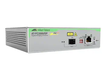 Comparaison ALLIED TAA Federal 10/100/1000T to 100X/1000X SFP POE+ Media and Rate Converter Universal PSU