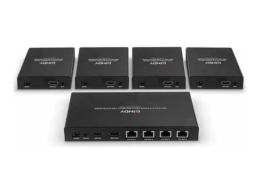 LINDY 70m 4 Port Cat.6 HDMI 4K60 Splitter Extender - Lindy - Câble divers - visuel 4