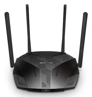 Mercusys MR80X routeur sans fil Gigabit Ethernet Bi-bande (2,4 GHz / 5 GHz) Noir - Routeur - visuel 1