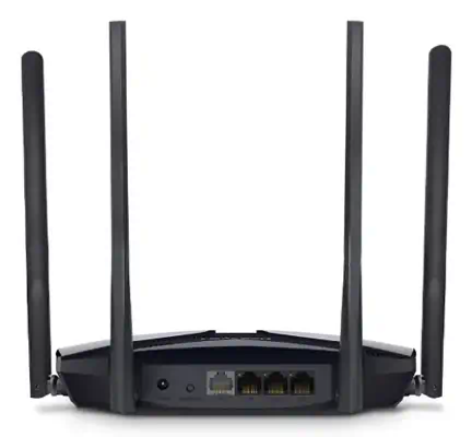 Mercusys MR80X routeur sans fil Gigabit Ethernet Bi-bande (2,4 GHz / 5 GHz) Noir - Routeur - visuel 3