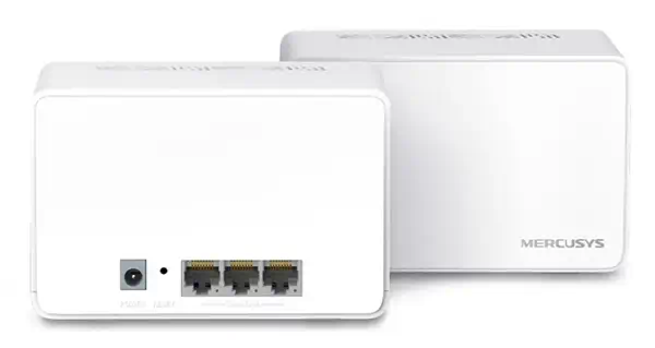 Mercusys Halo H80X (2-pack) Bi-bande (2,4 GHz / 5 GHz) Wi-Fi 6 (802.11ax) Blanc 3 Interne - Routeur - visuel 2