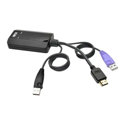 Tripp Lite B055-001-UHD câble kvm Noir, Violet - Carte Réseau - visuel 1