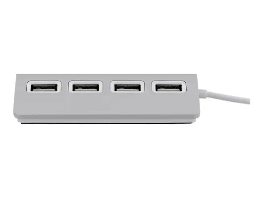 TNB Hub 4 Ports USB 2.0 Selfpowered Compatible Pc/Mac Aluminium Finish - T'NB - Switchs et Hubs - visuel 3