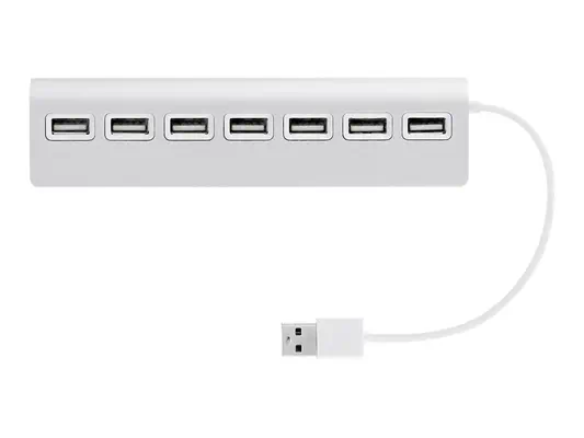 TNB Selfpowered 7Port USB Hub Refined Aluminum Design 7 USB 2.0 Ports - T'NB - Switchs et Hubs - visuel 2