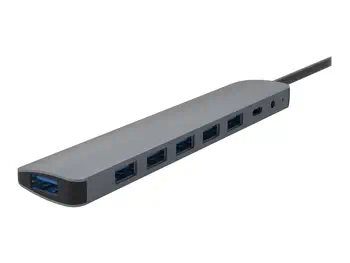 TNB Selfpowered 7Port USB Hub Refined Aluminum Design 7 USB 2.0 Ports garantie