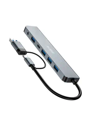 Urban Factory MHC70UF station d'accueil Avec fil USB 3.2 Gen 1 (3.1 Gen 1) Type-A + Type-C Gris - Switchs et Hubs - visuel 3