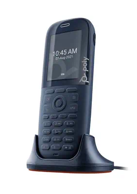 Station de base DECT mono-cellule/double cellule Poly Rove 1 880-1 900 MHz B2 et kit combiné télépho - HP - Visioconférence - visuel 3