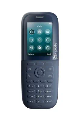 Station de base DECT mono-cellule/double cellule Poly Rove 1 880-1 900 MHz B2 et kit combiné télépho - HP - Visioconférence - visuel 1
