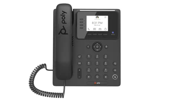 Téléphone multimédia professionnel Poly CCX 350 pour Microsoft Teams et compatible PoE - HP - Visioconférence - visuel 1