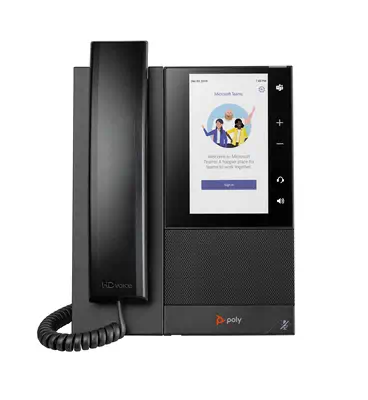 Téléphone multimédia professionnel Poly CCX 505 pour Microsoft Teams et compatible PoE - HP - Visioconférence - visuel 1