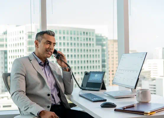 Téléphone multimédia professionnel Poly CCX 600 pour Microsoft Teams et compatible PoE - HP - Visioconférence - visuel 4
