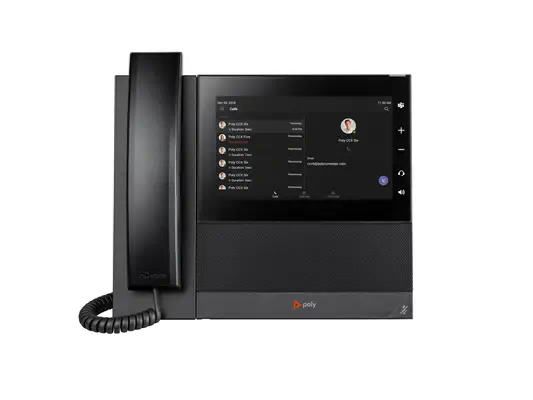 HP Poly CCX 600 Business Media Phone for Microsoft Teams and PoE-enabled - Visioconférence - visuel 3
