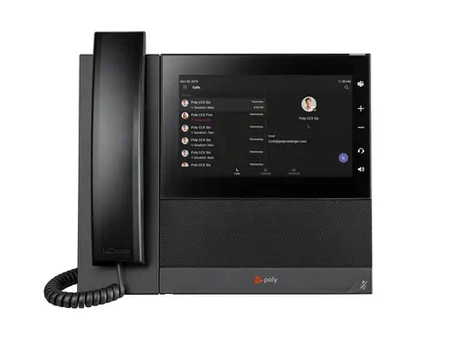 Téléphone multimédia professionnel Poly CCX 600 pour Microsoft Teams et compatible PoE - HP - Visioconférence - visuel 2