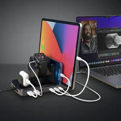 Lindy Station de Charge USB 6 ports, 160W - Stockage et Chargement - visuel 4