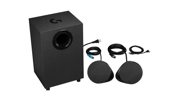 Logitech G 980-001302 set d'enceintes 120 W PC/ordinateur portable Noir 2.1 canaux 30 W Bluetooth - Périphérique Informatique - visuel 6