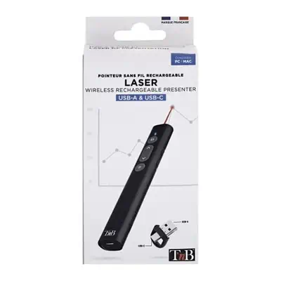T'nB LASEREMOTE2 télécommande Noir - T'NB - Dispositif pointage - visuel 3