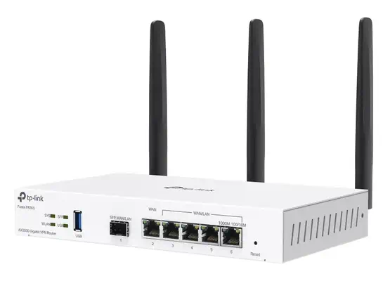 TP-Link FESTA FR365 routeur sans fil Gigabit Ethernet Dual-band (2.4GHz + 5GHz or 2.4GHz + 6GHz) Bla - Borne Wifi - visuel 3
