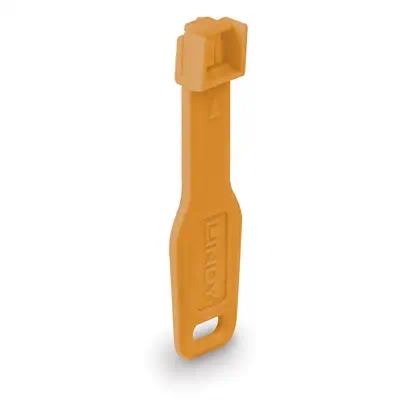 Verrous de ports RJ45, 10 pièces avec clé, Orange - Lindy - Accessoire Réseau - visuel 2