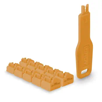 Verrous de ports RJ45, 10 pièces avec clé, Orange offre