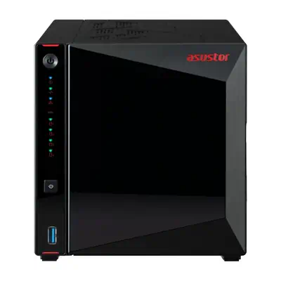Asustor AS5404T serveur de stockage NAS Intel® Celeron® N5105 4 Go DDR4 0 To ADM Noir - Serveur NAS - visuel 1