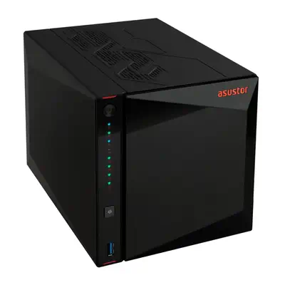 Asustor AS5404T serveur de stockage NAS Intel® Celeron® N5105 4 Go DDR4 0 To ADM Noir - Serveur NAS - visuel 3