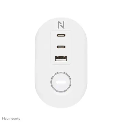 Neomounts DS22-840WH6 Multiprise de bureau avec pince et ports USB-C et USB-A - charge rapide - Bras articulé - visuel 6