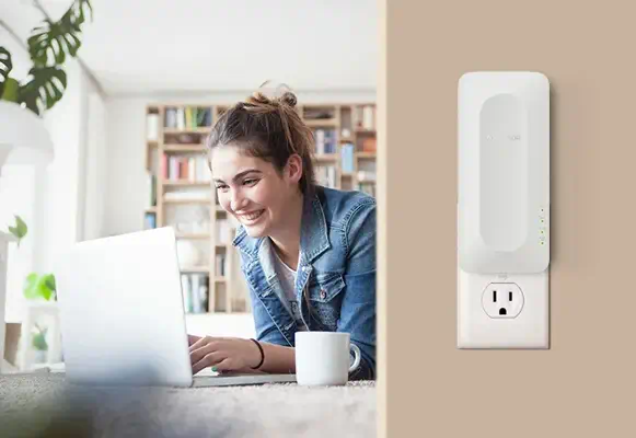 NETGEAR EAX17 routeur sans fil Gigabit Ethernet Bi-bande (2,4 GHz / 5 GHz) Blanc - Netgear - Borne Wifi - visuel 3