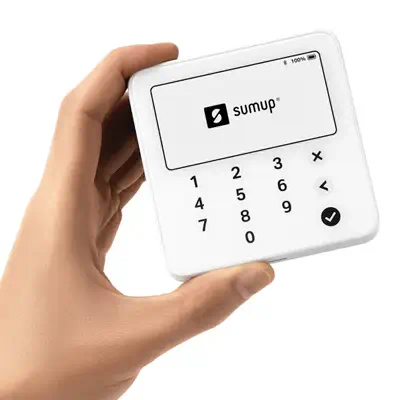 SumUp Solo lecteur de cartes à puce Intérieur & extérieur Batterie Wi-Fi + 3G Blanc - Accessoire Divers - visuel 2