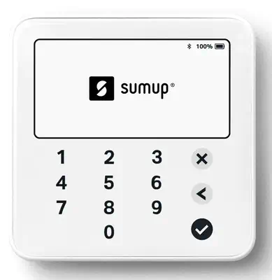 SumUp Solo Lite lecteur de cartes à puce Batterie Bluetooth Blanc - Accessoire Divers - visuel 1