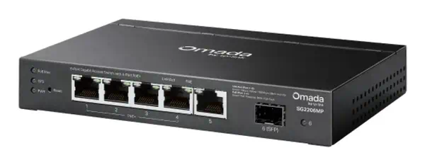 TP-Link Omada SG2206MP commutateur réseau L2 Gigabit Ethernet (10/100/1000) Connexion Ethernet, supp - Switchs et Hubs - visuel 3