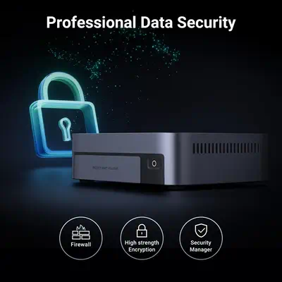 Ugreen DXP480T Plus NAS Bureau Intel® Core™ i5 8 Go DDR5 Gris - UGREEN - Serveur NAS - visuel 8