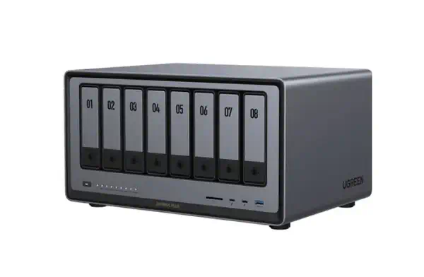 Ugreen 35127B serveur de stockage NAS Bureau Intel® Core™ i5 i5-1235U 8 Go DDR5 0 To UGOS Pro Gris - UGREEN - Serveur NAS - visuel 1