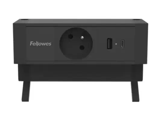 FELLOWES PRISE POUR BUREAU ÉLECTRIQUE TYPE E - NOIR Équipé de 1 x prise de courant 230v 1 x port USB - Fellowes - Accessoire Onduleur - visuel 7