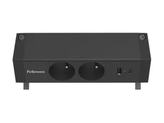 FELLOWES PRISE POUR BUREAU ÉLECTRIQUE TYPE E - NOIR Équipé de 2 x prise de courant 230v 1 x port USB - Fellowes - Accessoire Onduleur - visuel 7