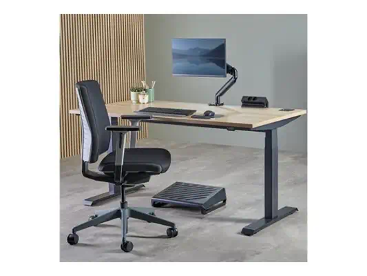 FELLOWES PRISE POUR BUREAU ÉLECTRIQUE TYPE E - NOIR Équipé de 2 x prise de courant 230v 1 x port USB - Fellowes - Accessoire Onduleur - visuel 2