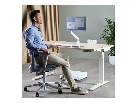FELLOWES PRISE POUR BUREAU ÉLECTRIQUE TYPE E - BLANC Équipé de 2 x prise de courant 230v 1 x port US - Fellowes - Accessoire Onduleur - visuel 10