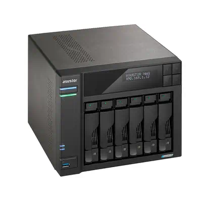 Asustor LOCKERSTOR 6 Gen2 NAS Bureau Intel® Celeron® N5105 8 Go DDR4 HDD ADM Noir - Serveur NAS - visuel 3