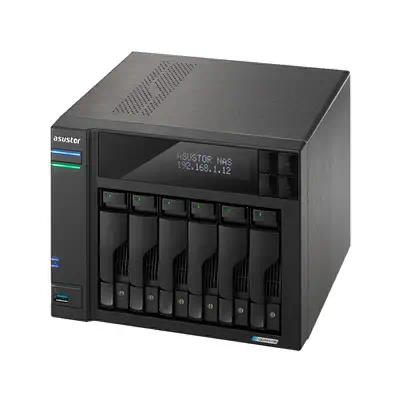 Asustor LOCKERSTOR 6 Gen2 NAS Bureau Intel® Celeron® N5105 8 Go DDR4 HDD ADM Noir - Serveur NAS - visuel 4